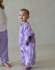 Star Romper - Lilac/Candy Pink
