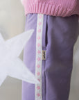 Star Pants - Lilac/Candy Pink