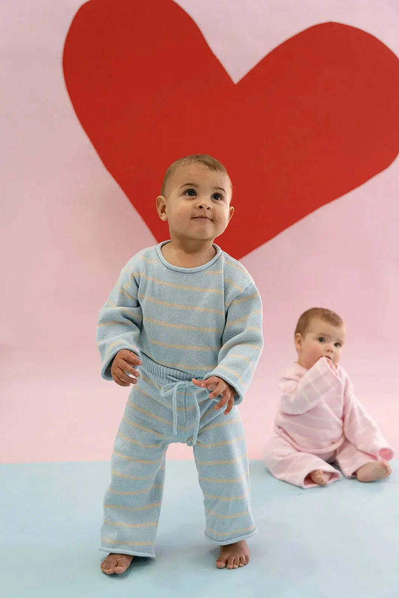 Bebe Hudson Navy Stripe Pants
