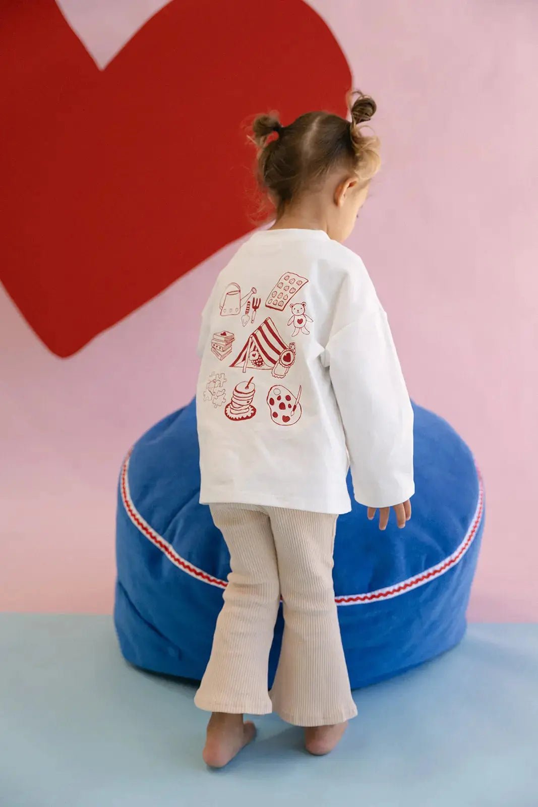 Cotton Rib Flares - Taupe - MYLA JANE