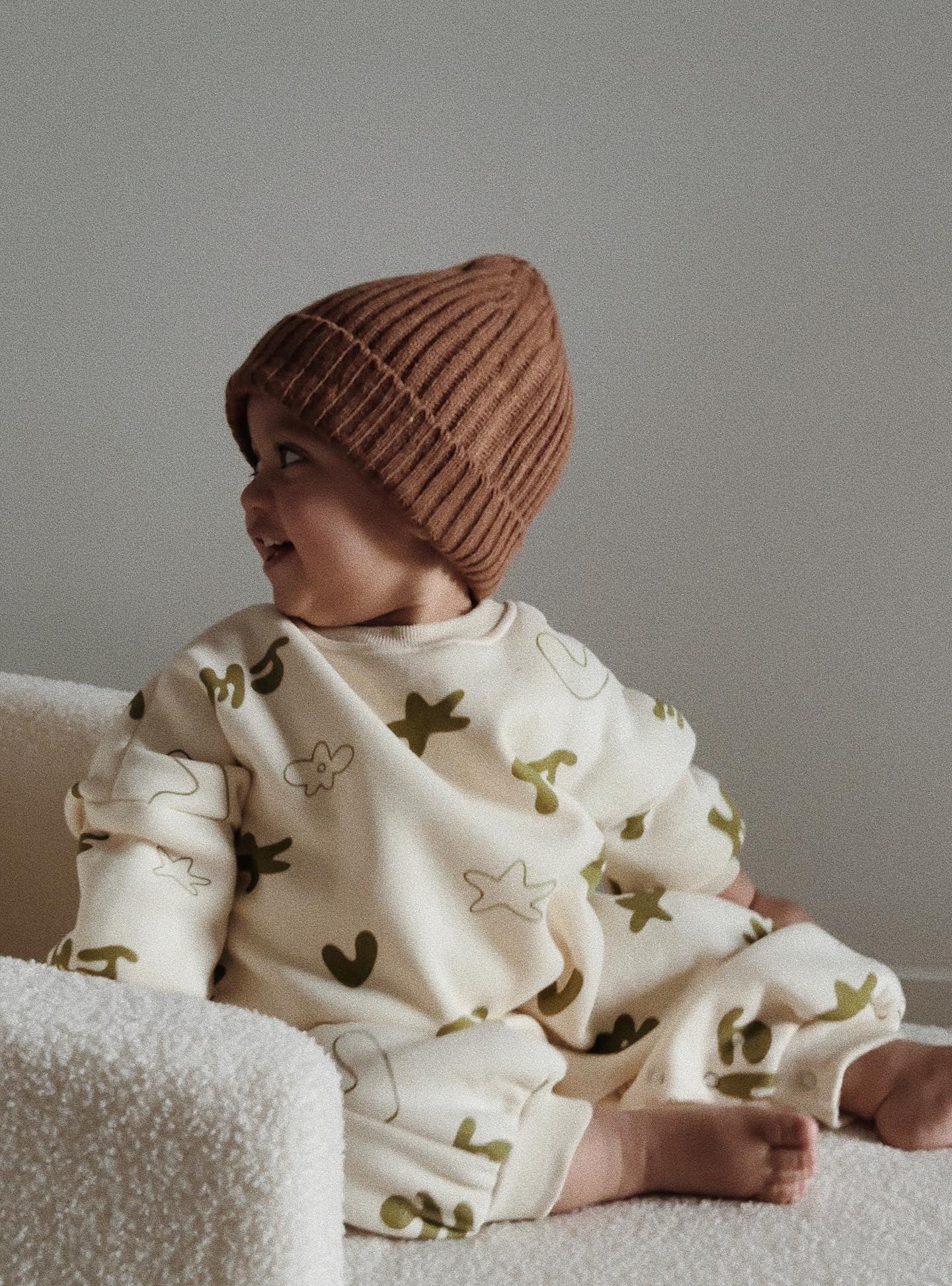 MJ Fleecey Romper - Forest
