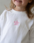 Star Long Sleeve - Candy Pink