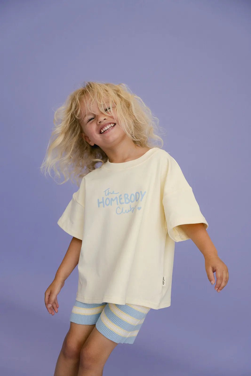 Rib Knit Shorts - Blue - MYLA JANE