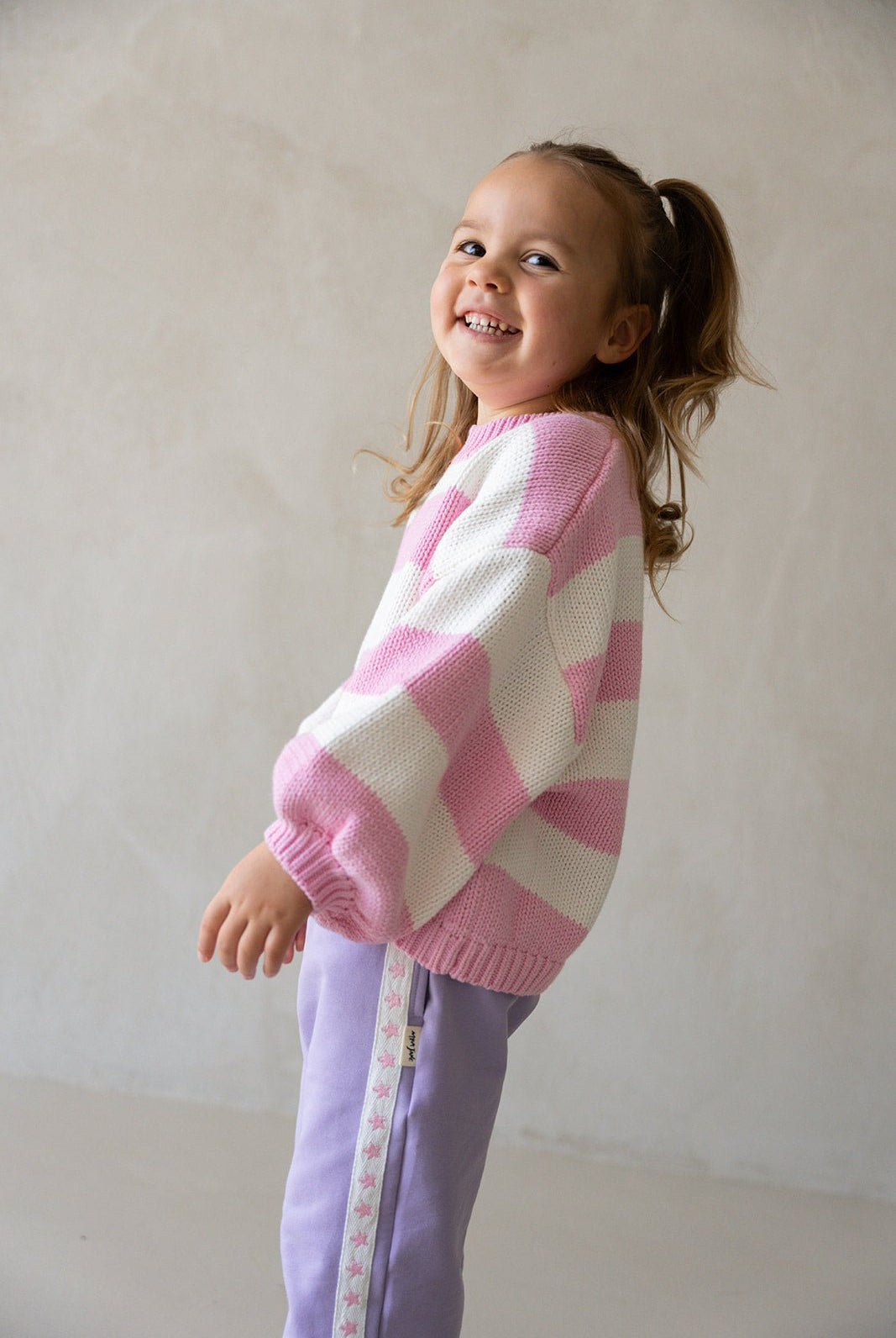 Chunky Oversized Knit Jumper - Candy Pink - MYLA JANE