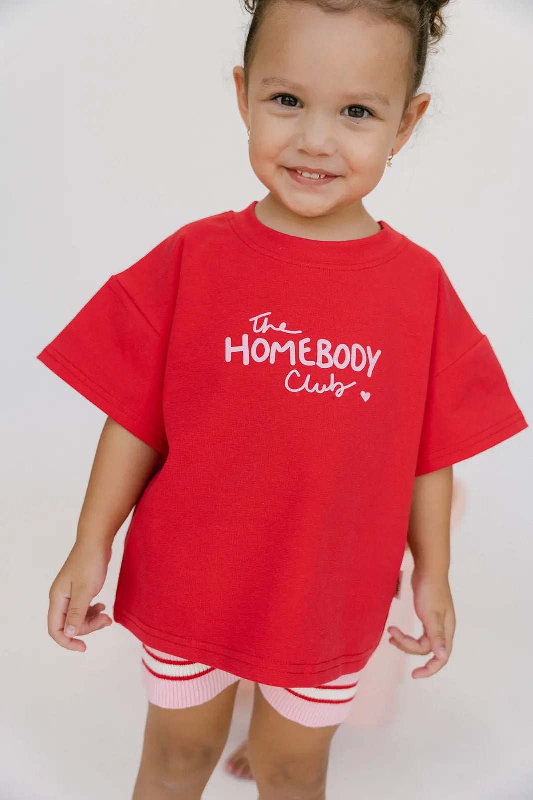 Homebody Club Tee - Red/Pink - MYLA JANE
