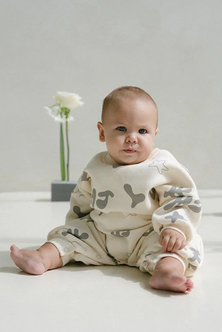 Signature MJ Romper - Stone - MYLA JANE