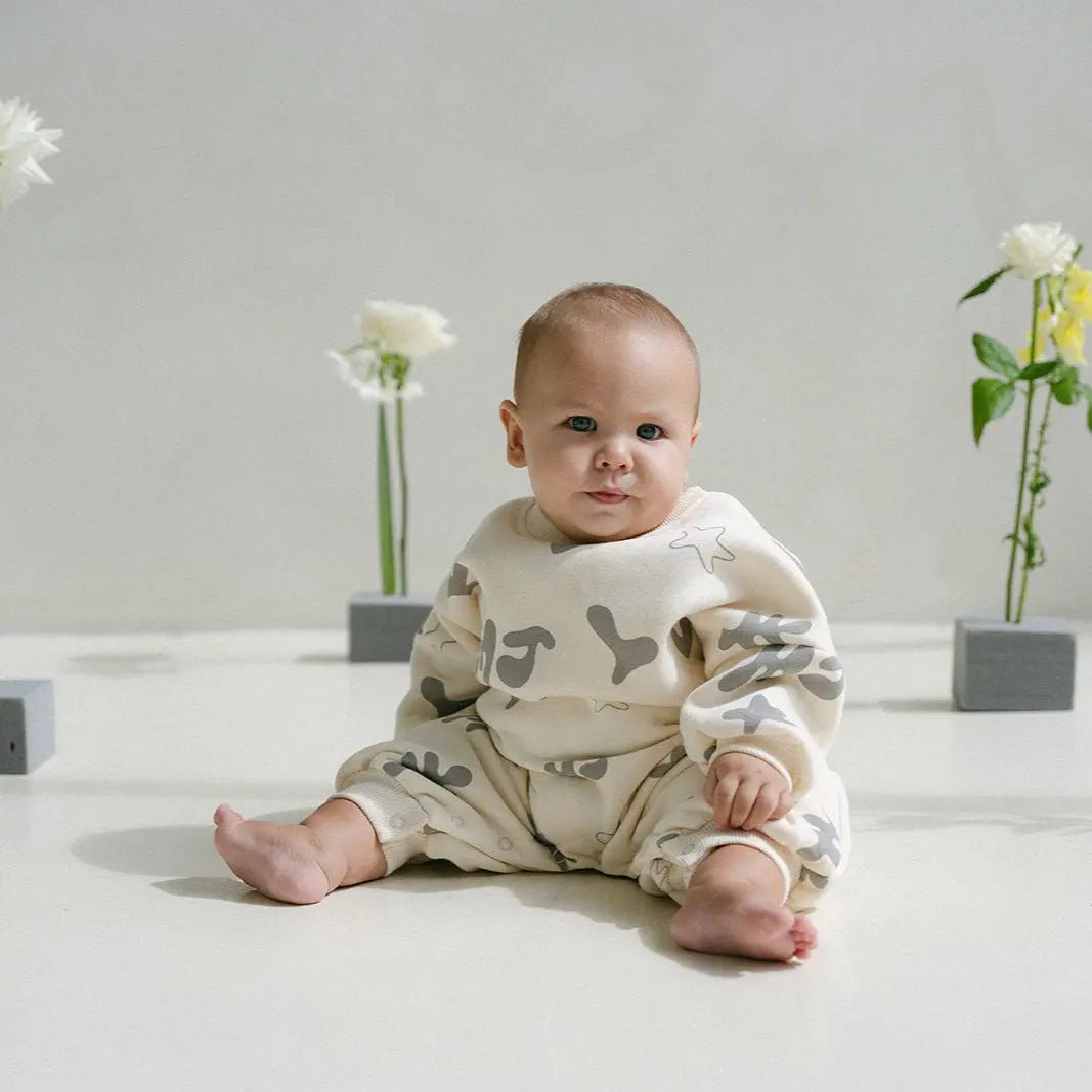 Signature MJ Romper - Stone - MYLA JANE