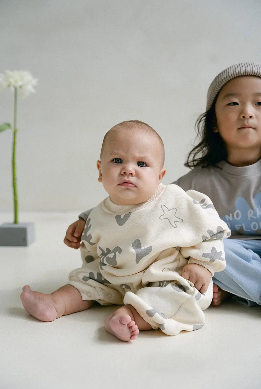 Signature MJ Romper - Stone - MYLA JANE