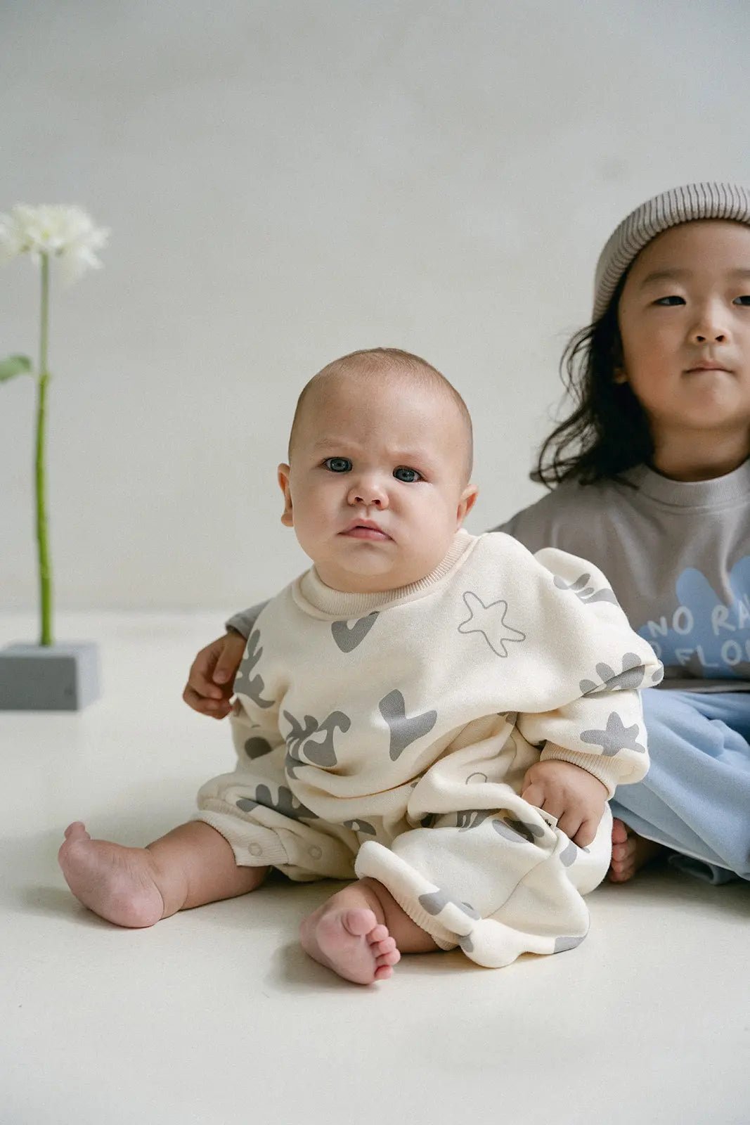 Signature MJ Romper - Stone - MYLA JANE