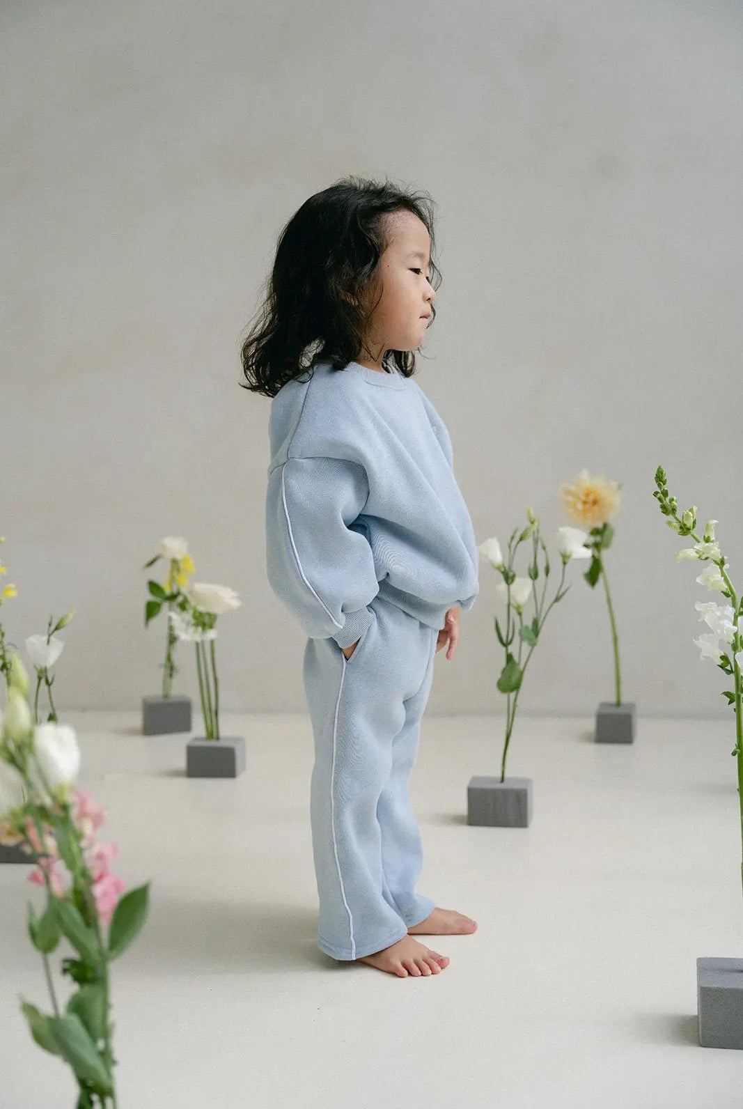 MJ Panel Tracksuit - Slate Blue - MYLA JANE