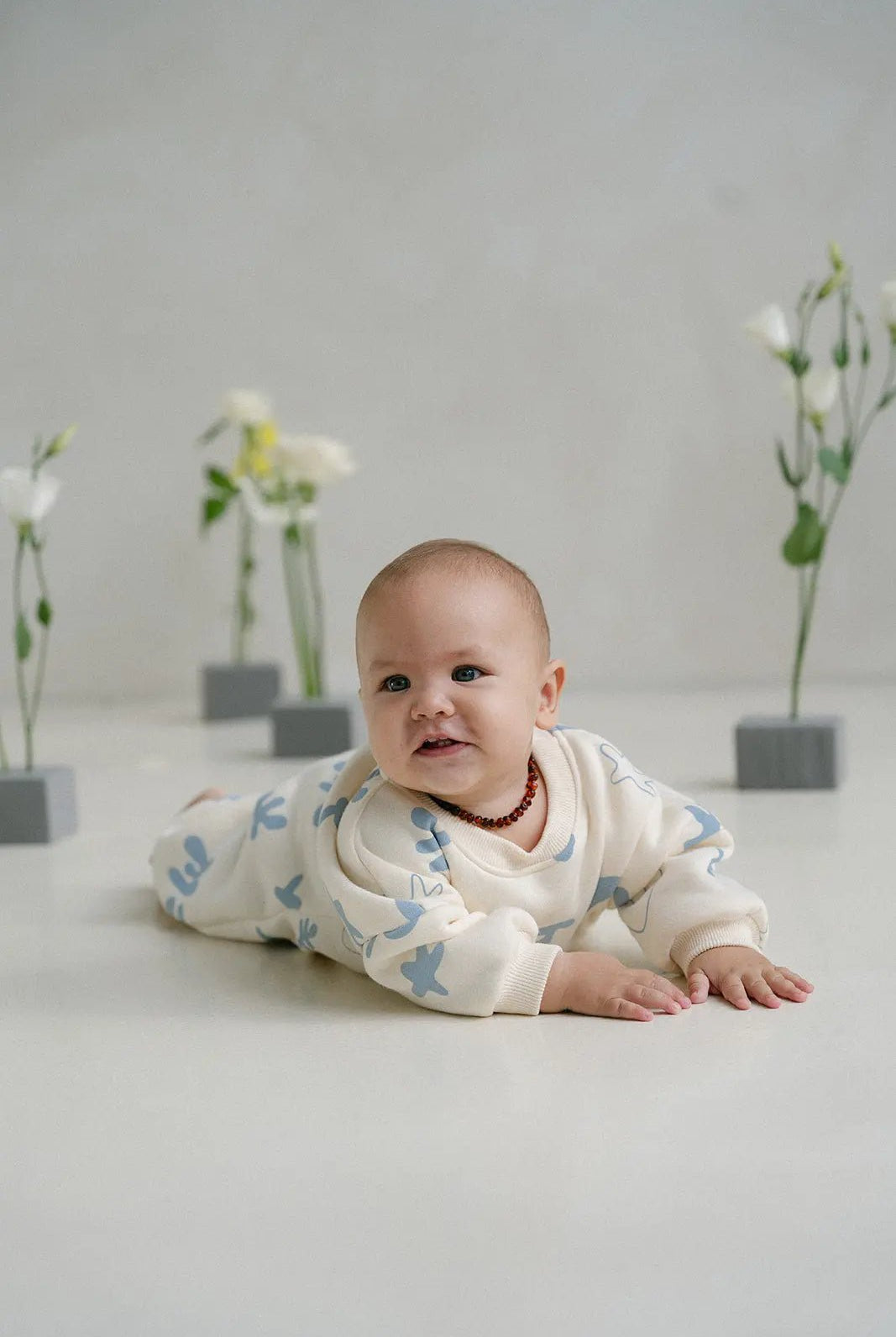 Signature MJ Romper - Slate Blue - MYLA JANE