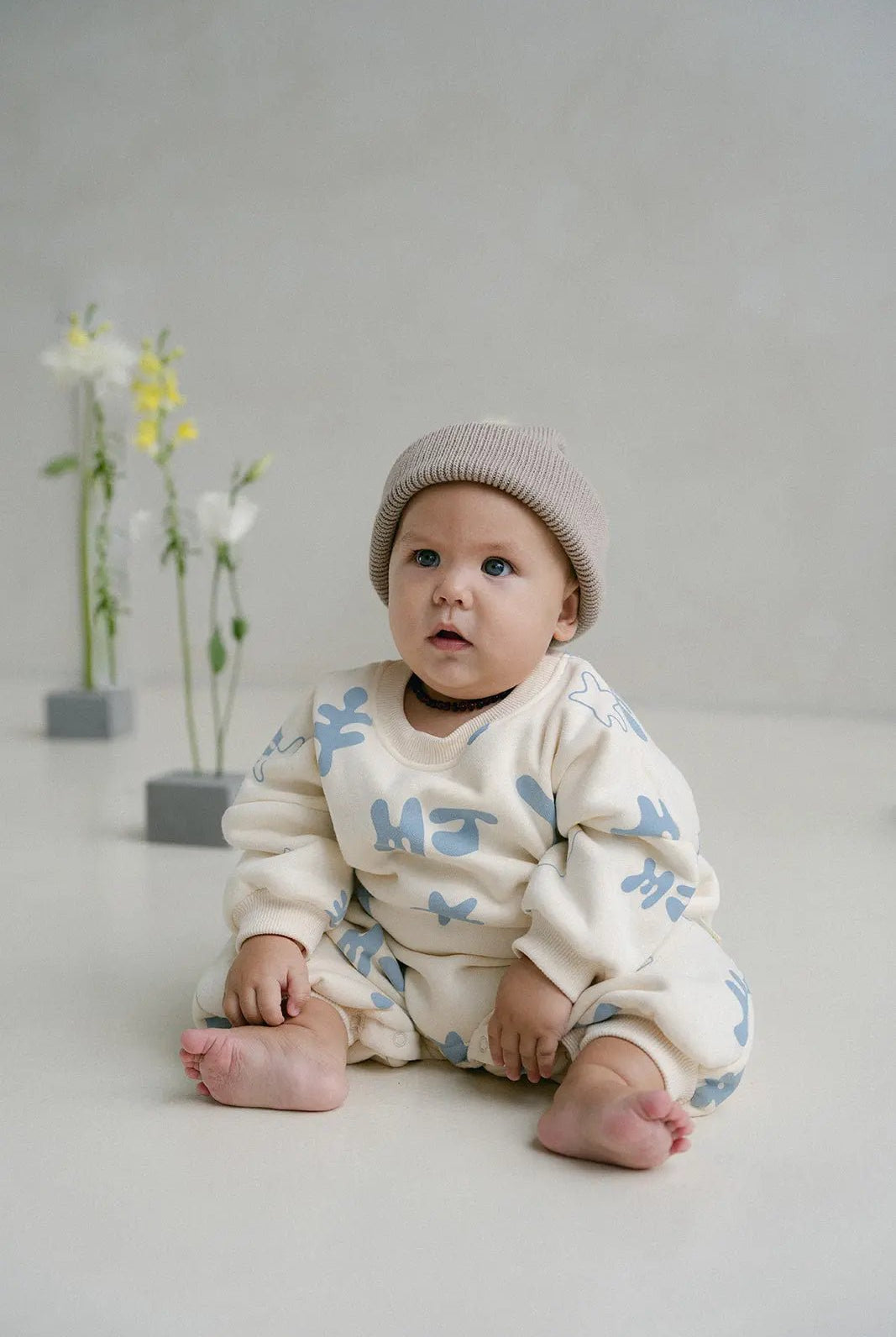 Signature MJ Romper - Slate Blue - MYLA JANE