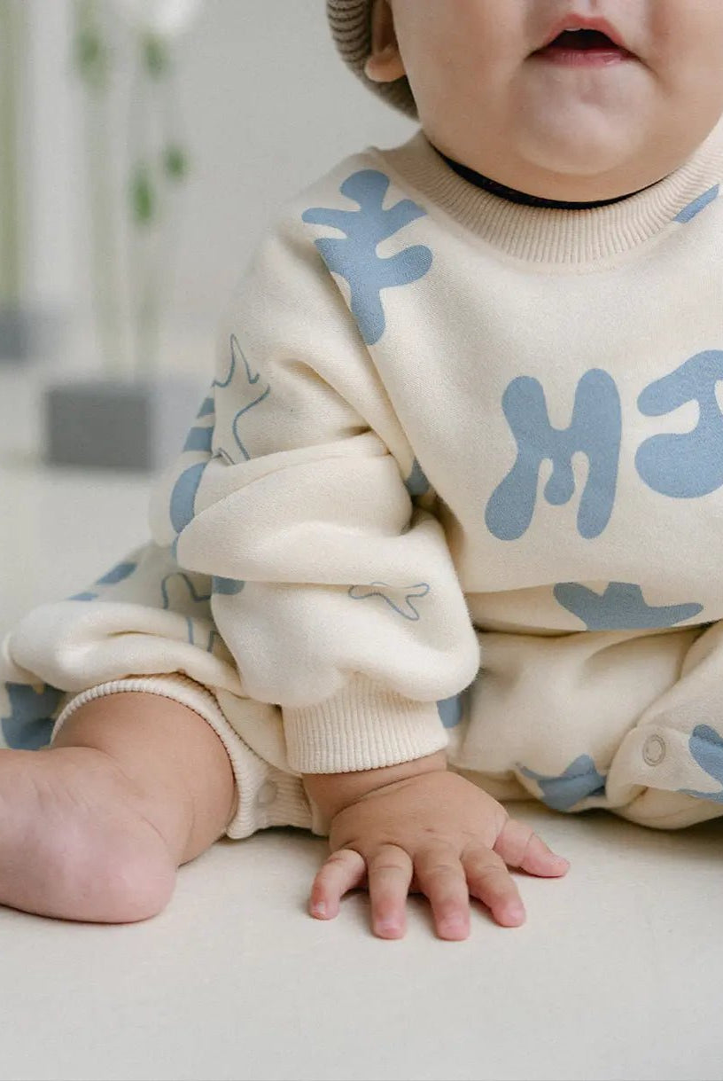 Signature MJ Romper - Slate Blue - MYLA JANE