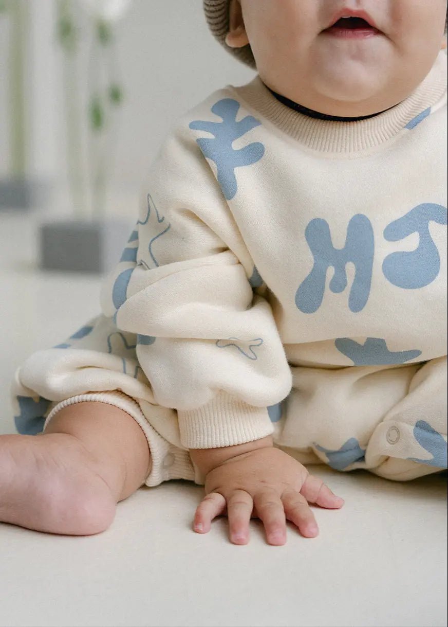 Signature MJ Romper - Slate Blue - MYLA JANE