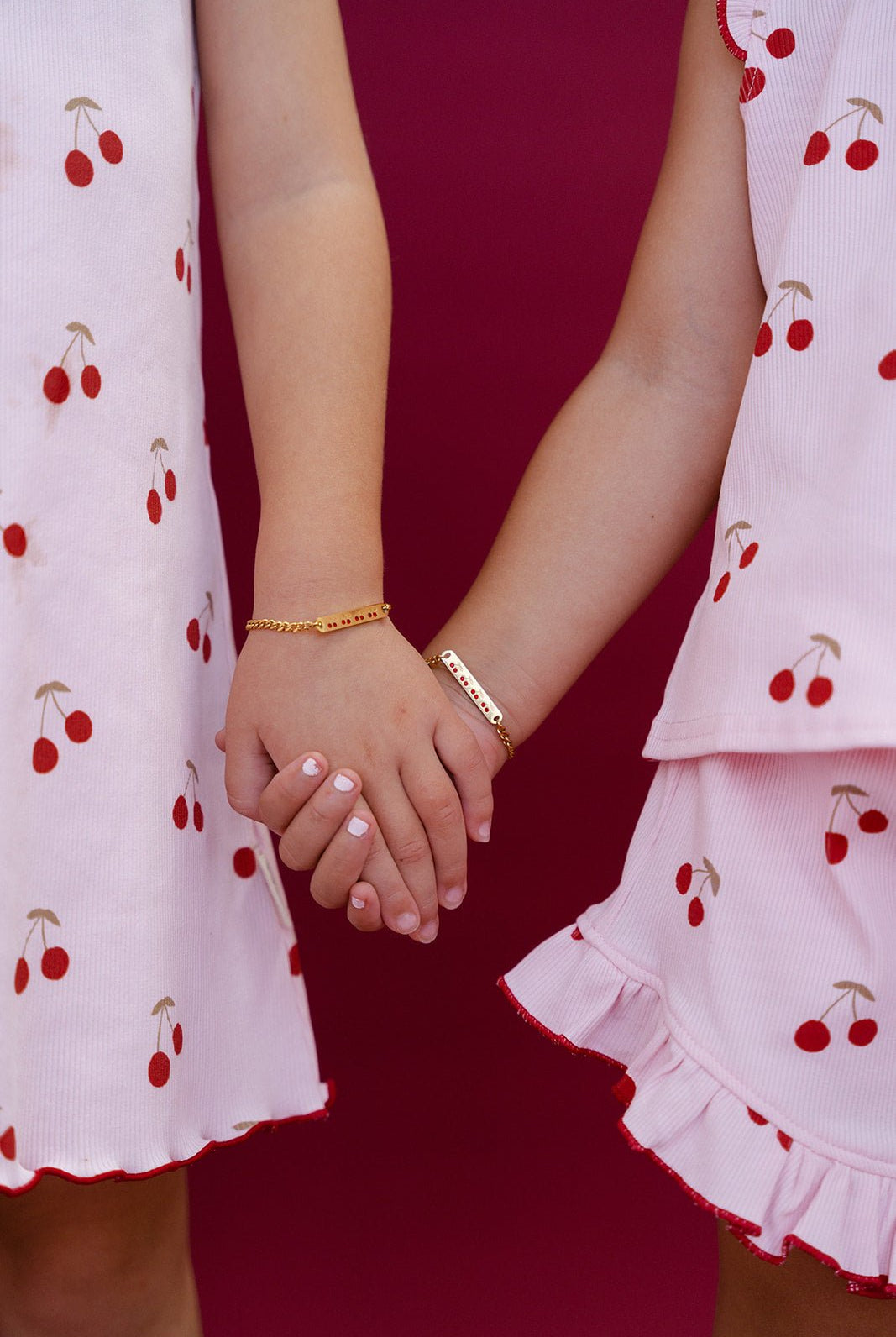 Cherries Gold Bracelet - MYLA JANE