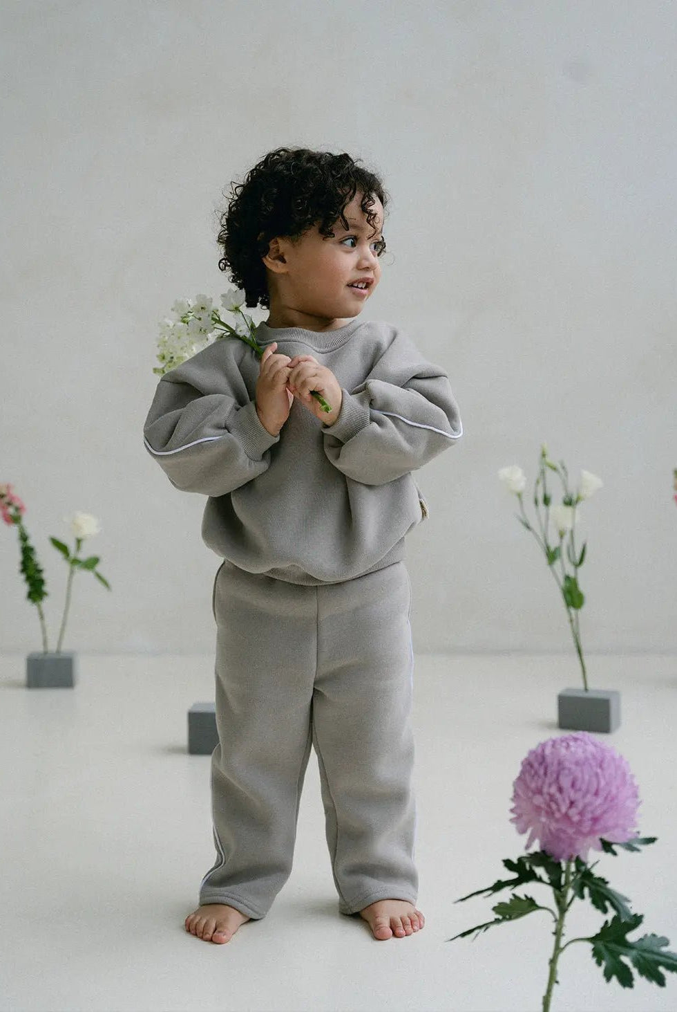 MJ Panel Tracksuit - Stone - MYLA JANE