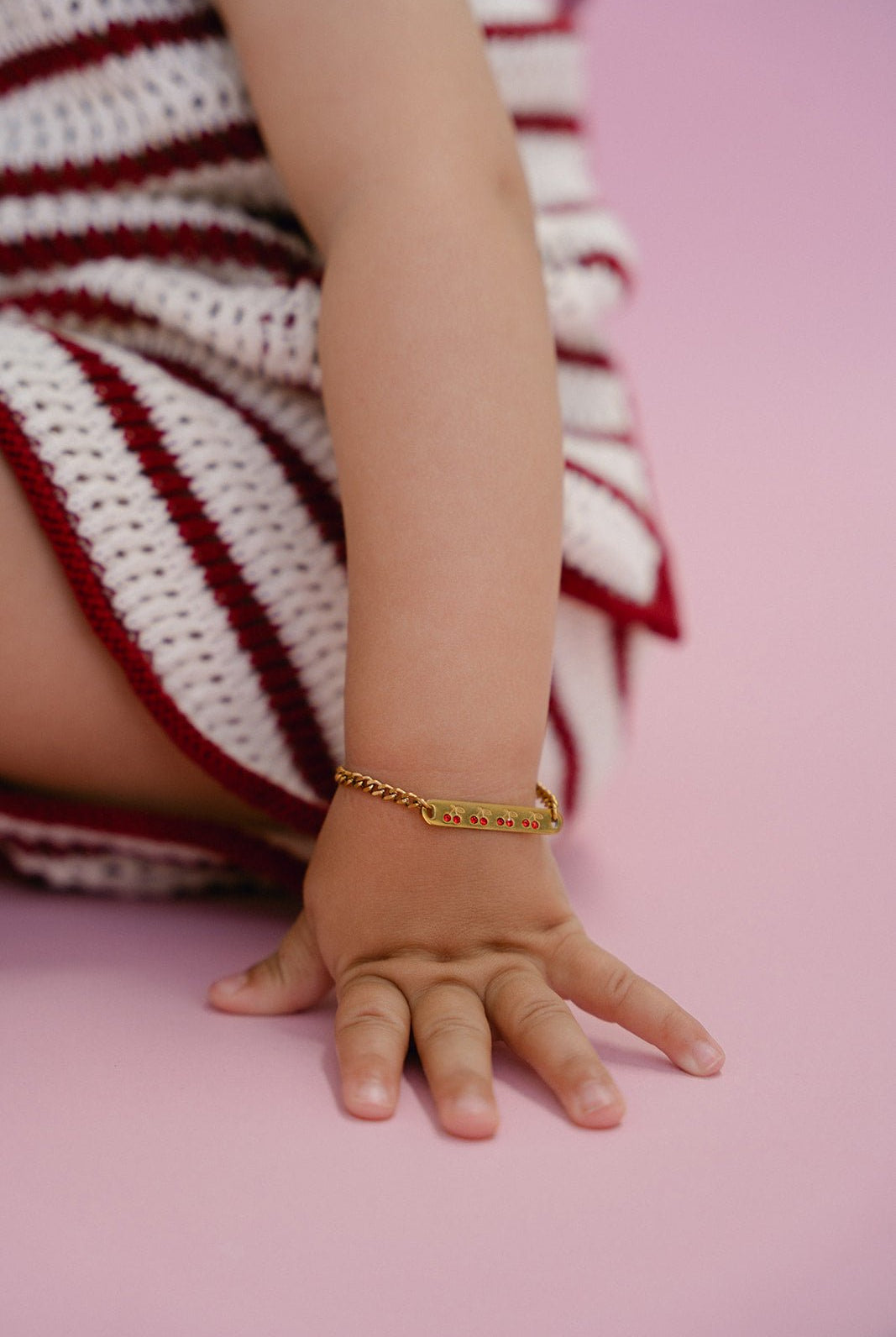 Cherries Gold Bracelet - MYLA JANE