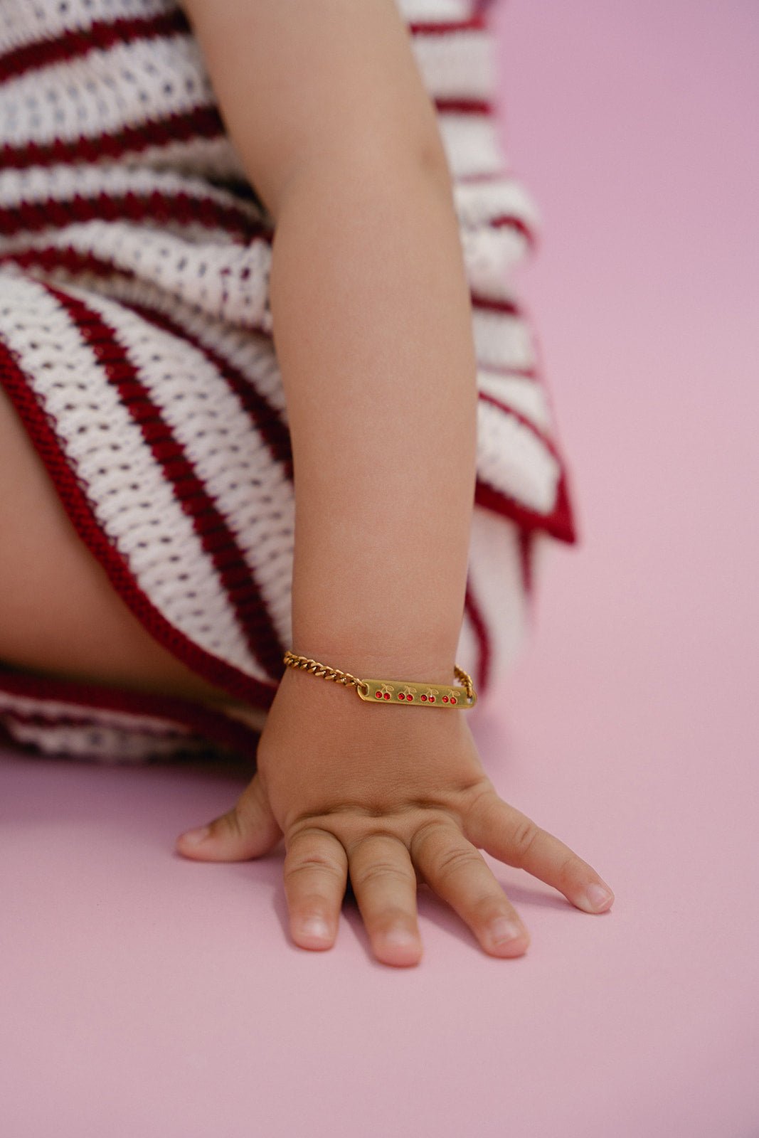 Cherries Gold Bracelet - MYLA JANE