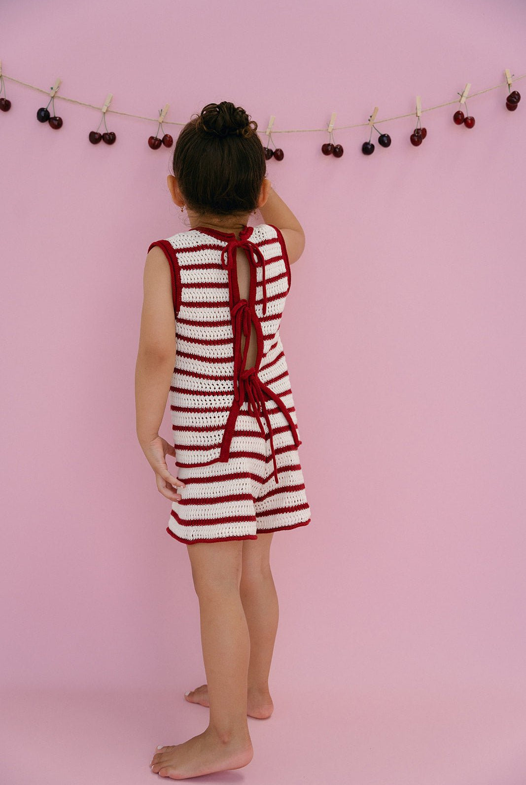 Cherry Crochet Set - Red/Cream - MYLA JANE