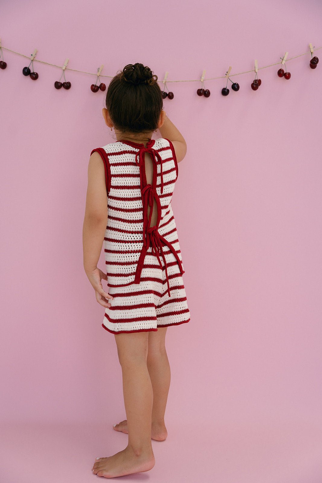 Cherry Crochet Set - Red/Cream - MYLA JANE