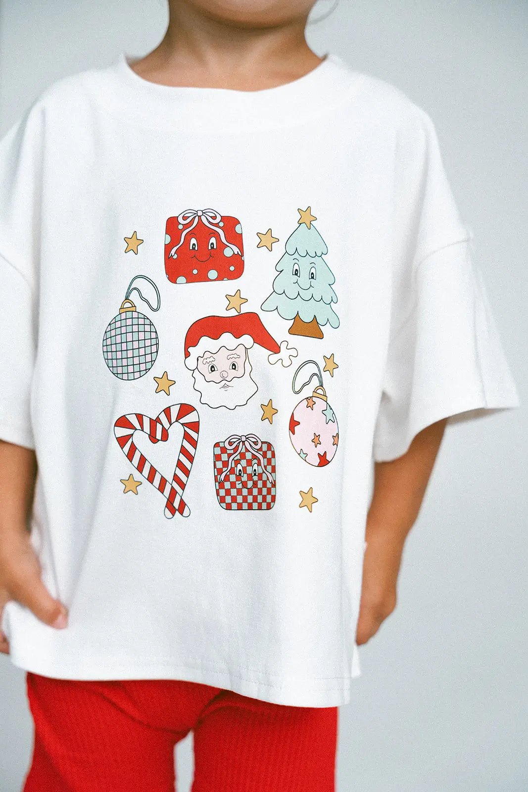 Merry & Bright - Icons Oversized Tee - MYLA JANE