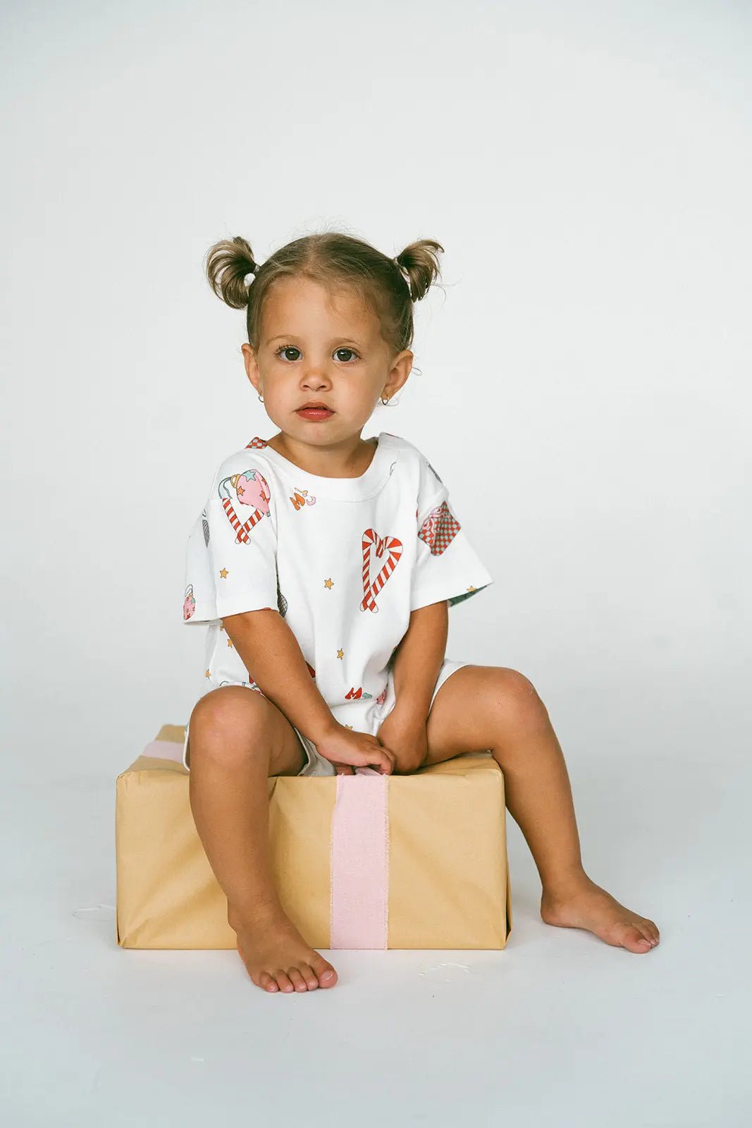 Merry & Bright - Baby Organic Cotton Romper - MYLA JANE