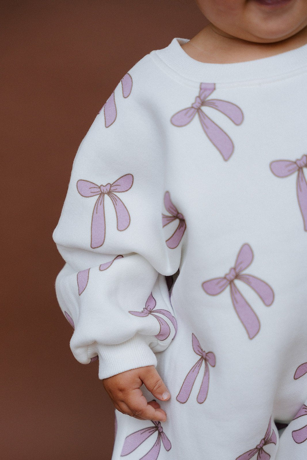 Lilac Bow Romper - MYLA JANE