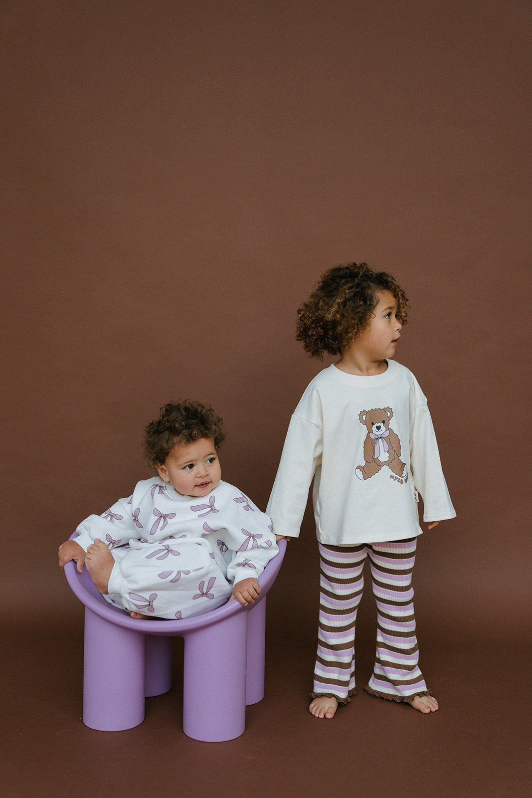 Myla Bear Longsleeve - Cream - MYLA JANE