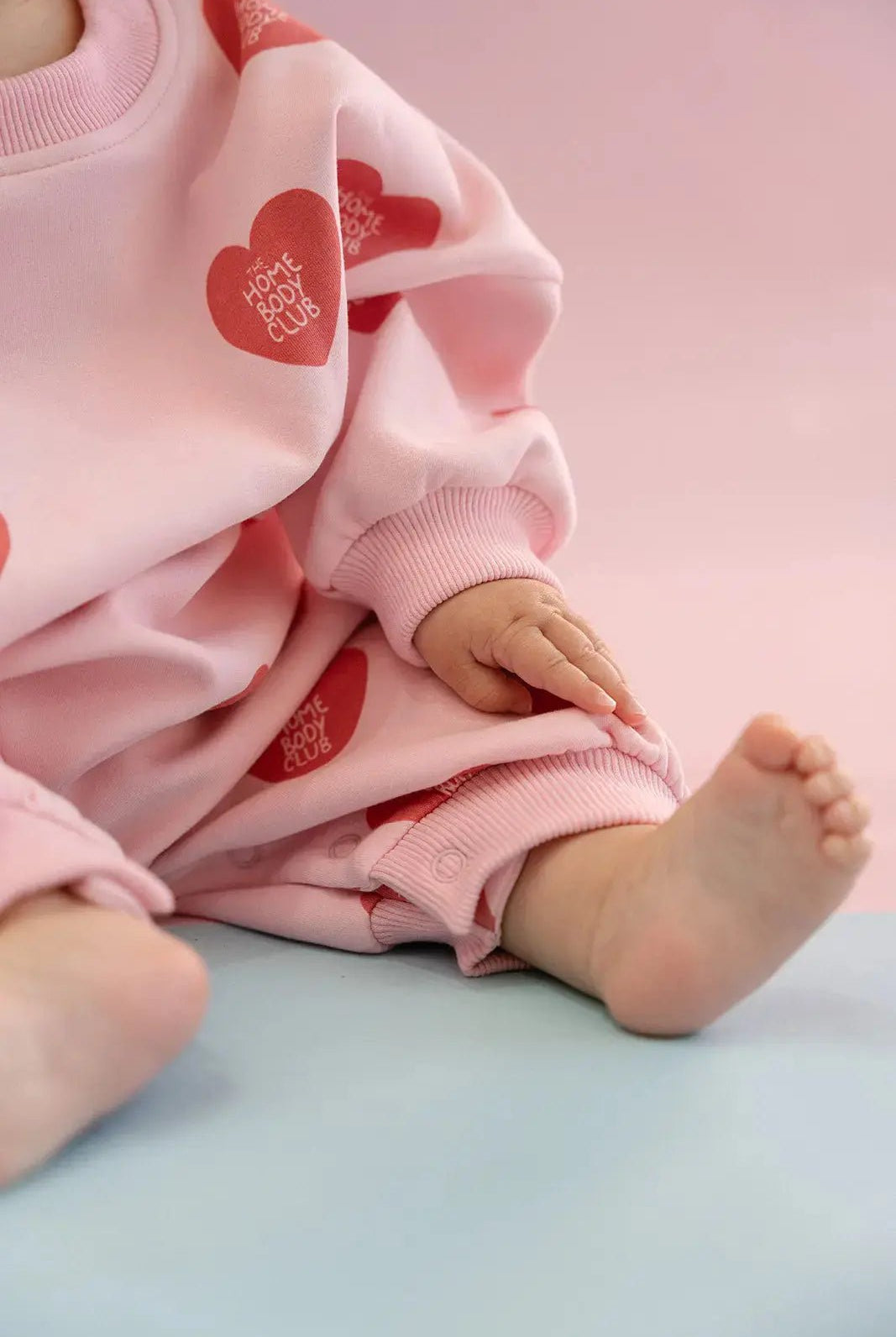 Homebody Heart Romper - Pink - MYLA JANE