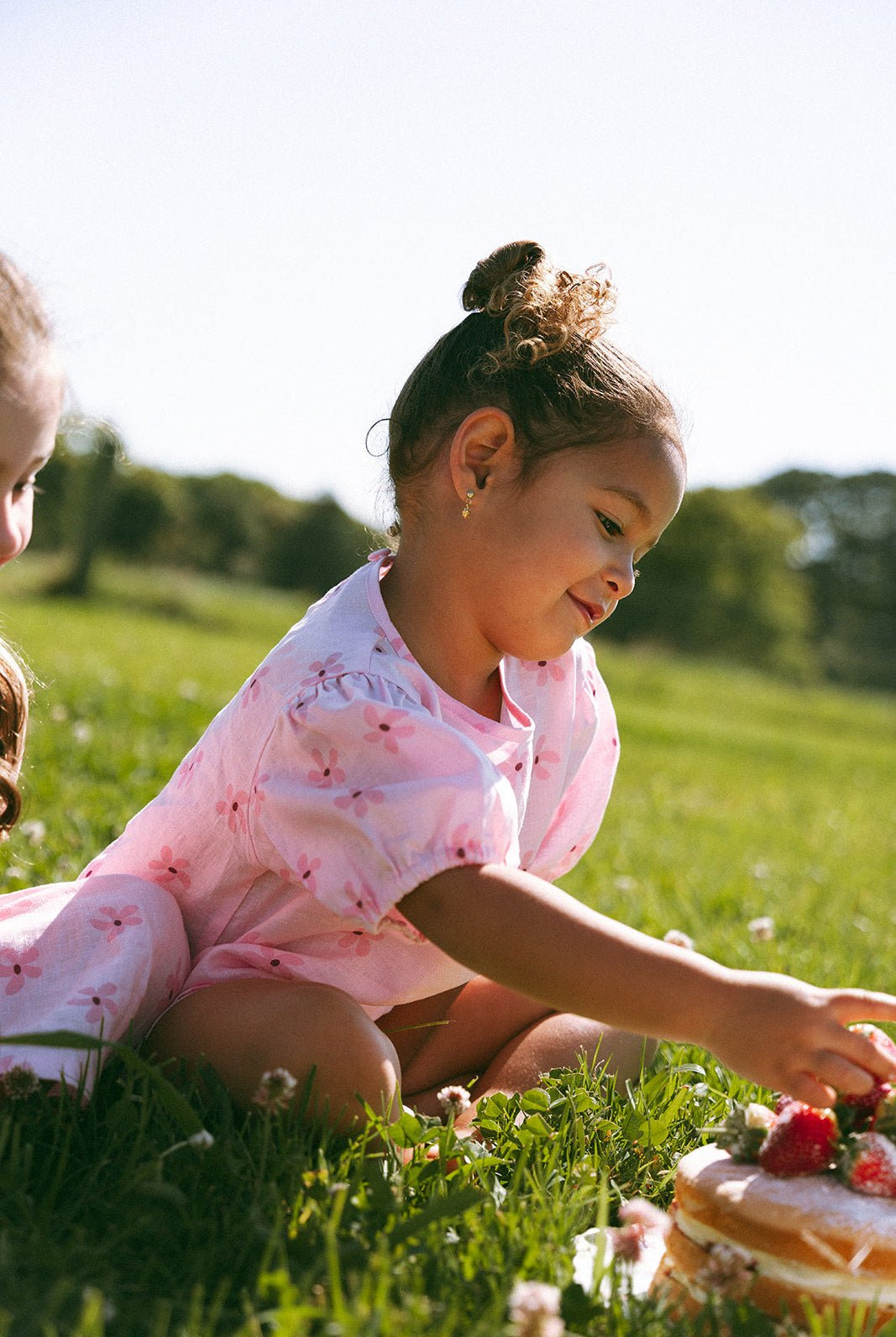 Garden Party Linen Set - Pink - MYLA JANE