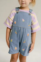 Juicy Froot - Denim Shortalls - MYLA JANE