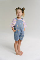 Juicy Froot - Denim Shortalls - MYLA JANE
