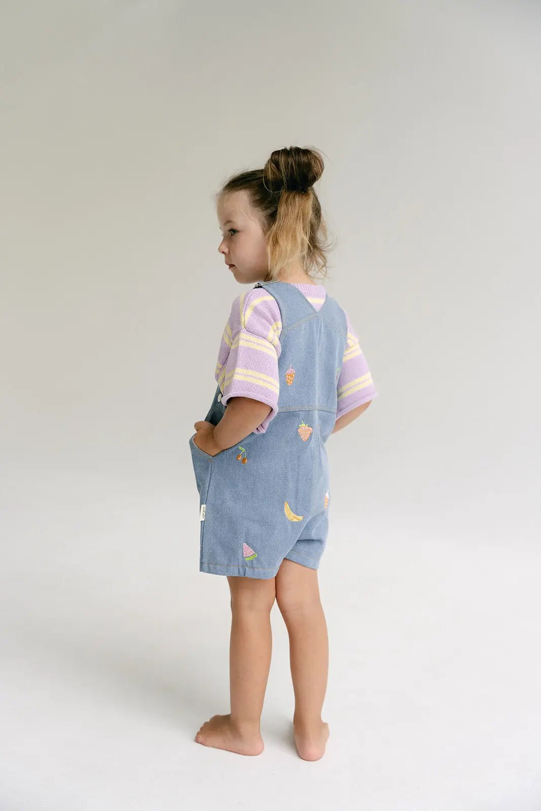 Juicy Froot - Denim Shortalls - MYLA JANE