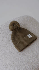 Paradiso Pom Pom Beanie - Olive - MYLA JANE