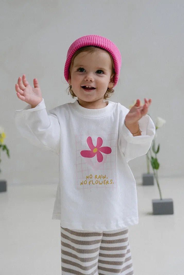 Flôwers Longsleeve - Raspberry - MYLA JANE