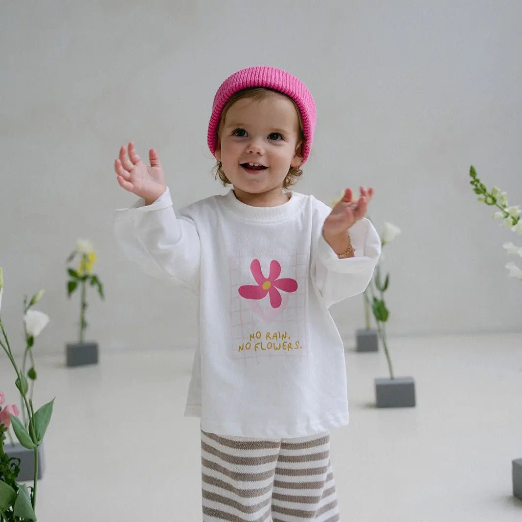 Flôwers Longsleeve - Raspberry - MYLA JANE