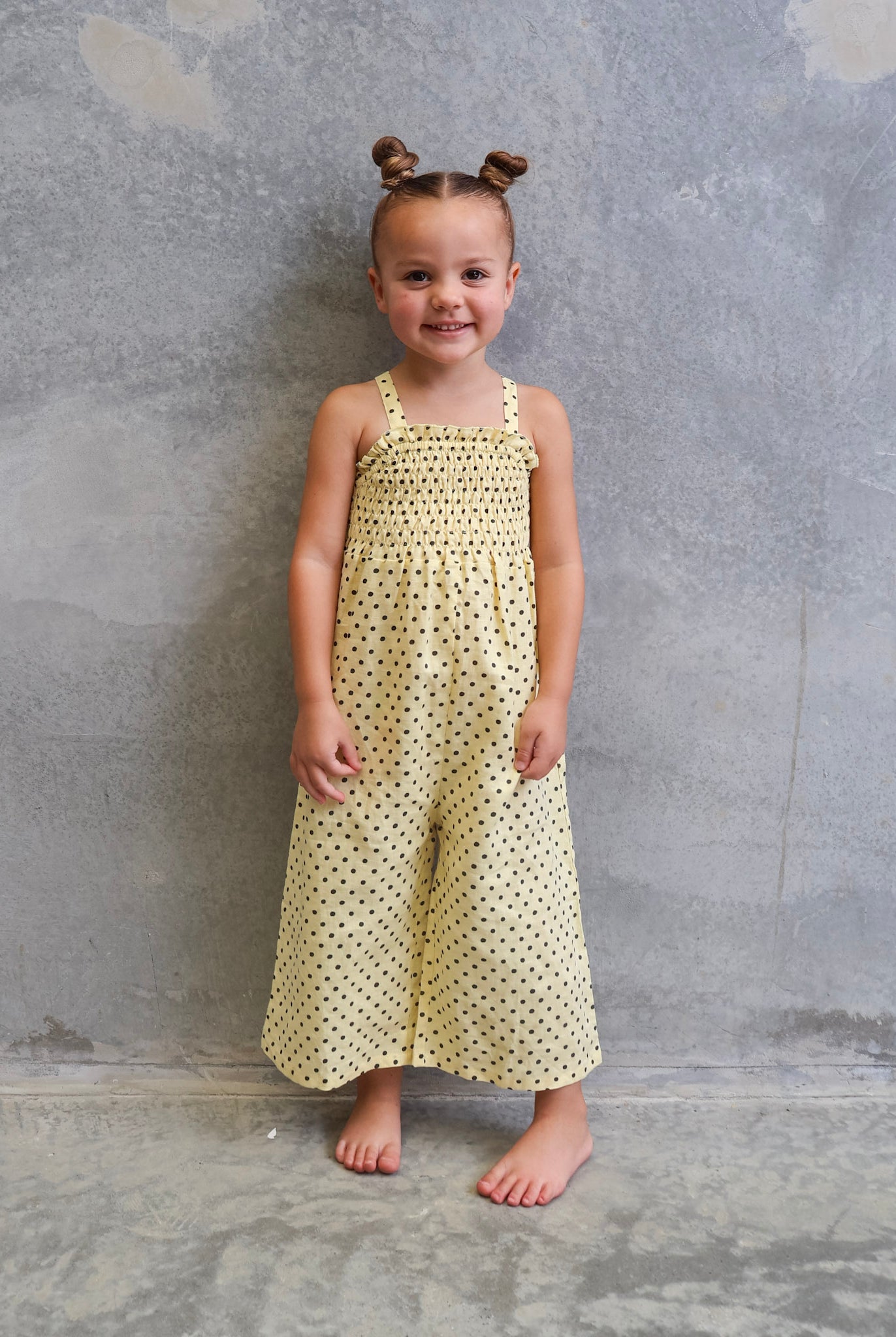 Lottie Jumpsuit - Lemon - MYLA JANE