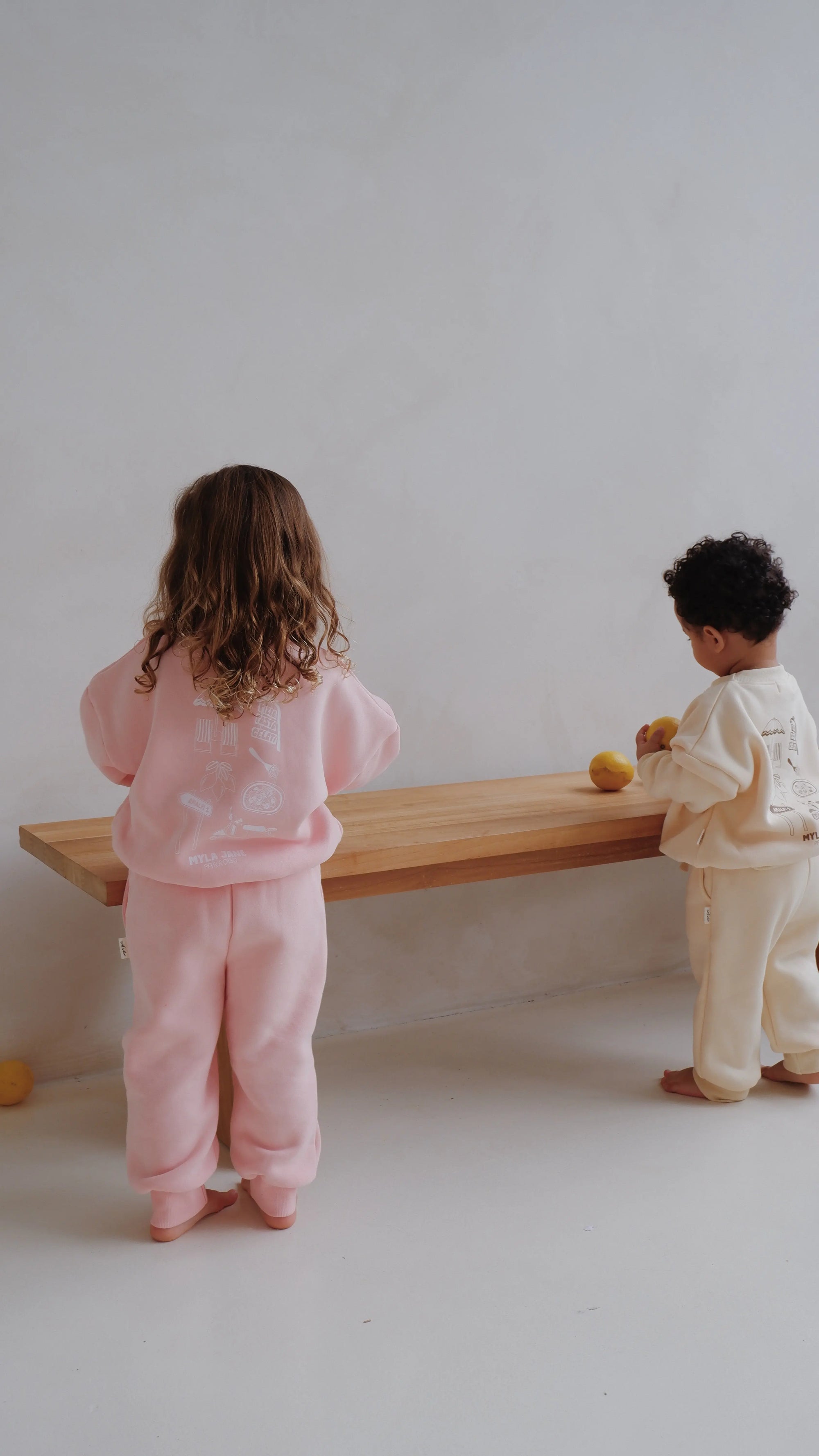 To Italy Tracksuit - Peach MYLA JANE