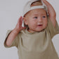 Everyday Ribbed Tee & Bike Shorts - Pear