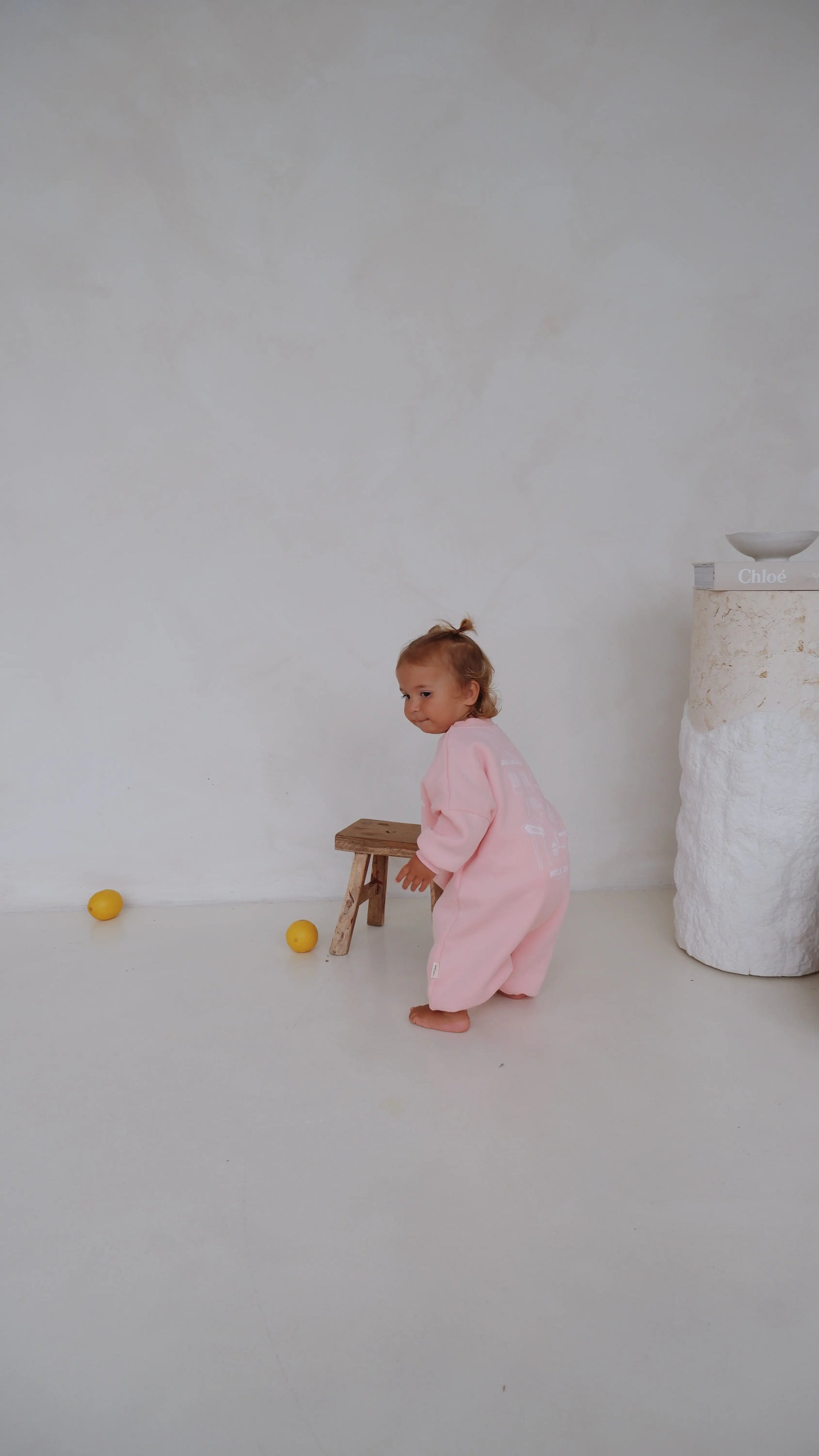 To Italy Romper - Peach MYLA JANE