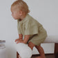 Everyday Ribbed Tee & Bike Shorts - Pear