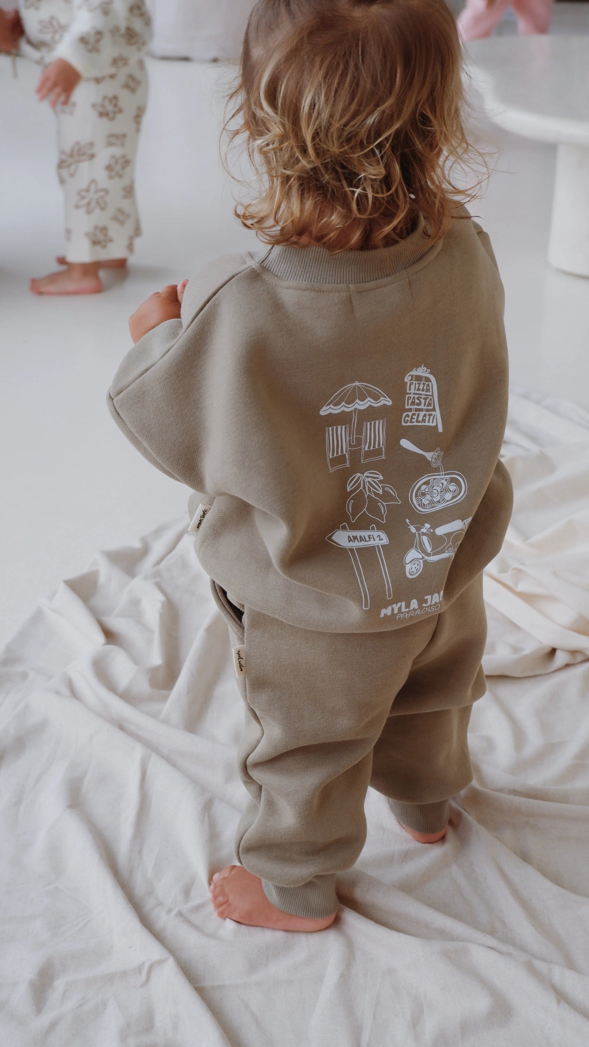 To Italy Tracksuit - Olive MYLA JANE