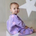 Star Romper - Lilac/Candy Pink - MYLA JANE