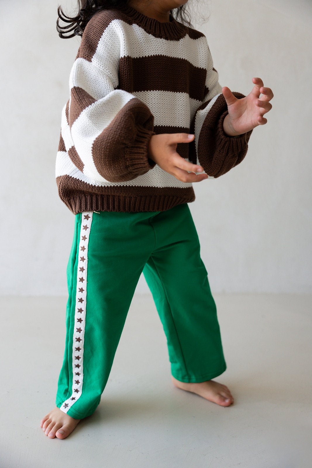 Star Pants - Emerald/Chocolate - MYLA JANE
