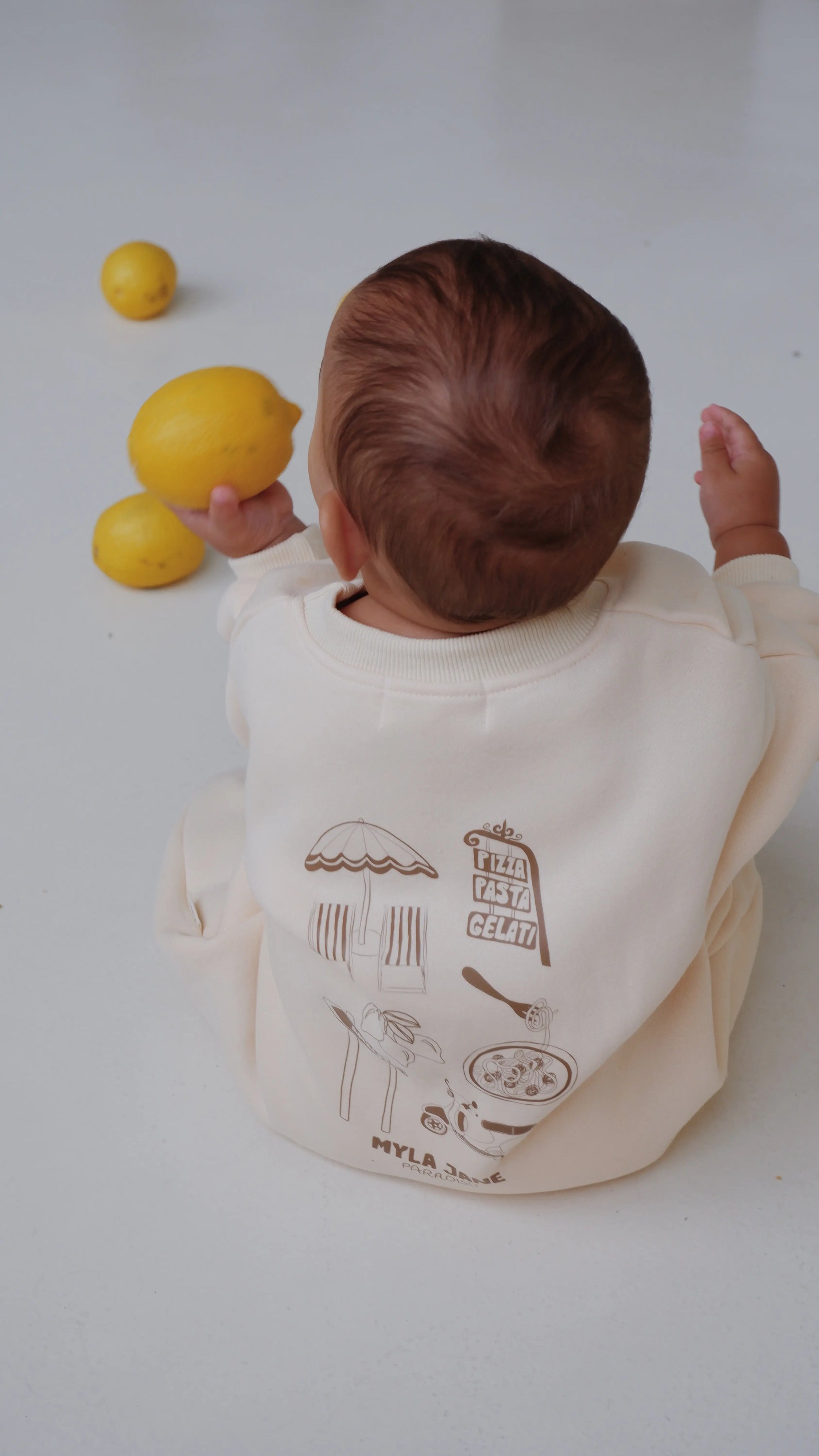 To Italy Romper - Cream MYLA JANE