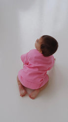 Everyday Ribbed Tee & Bike Shorts - Sherbet - MYLA JANE