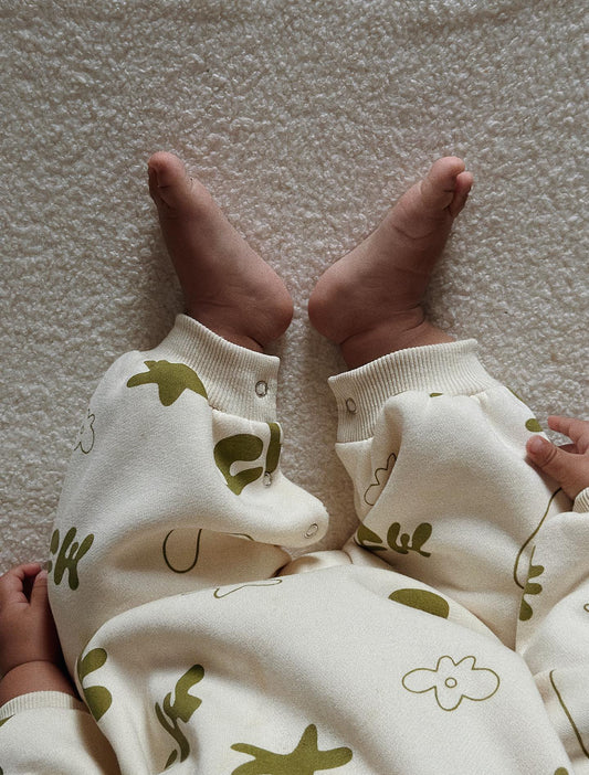 MJ Fleecey Romper - Forest