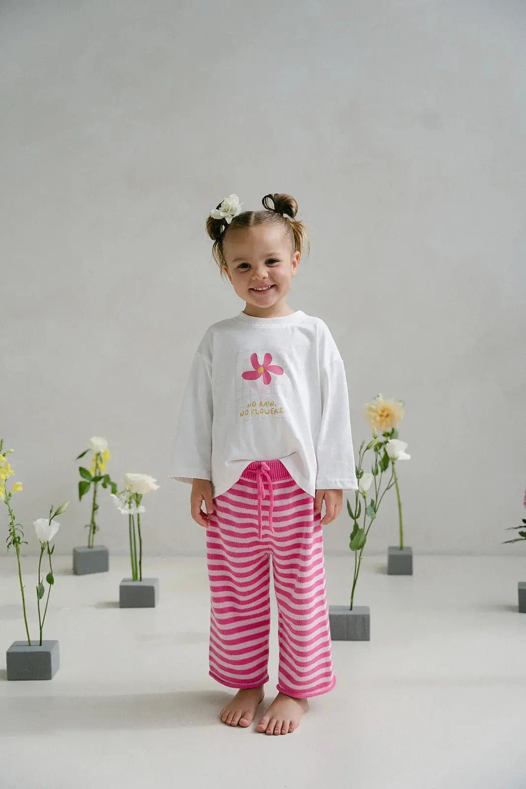 Flôwers Longsleeve - Raspberry - MYLA JANE