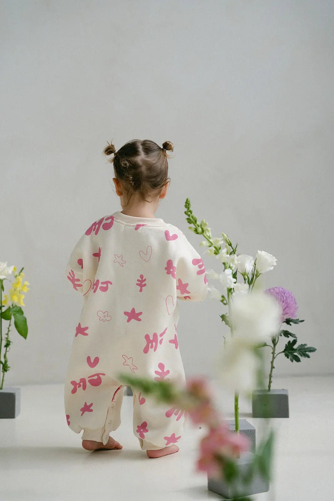 Signature MJ Romper - Raspberry - MYLA JANE