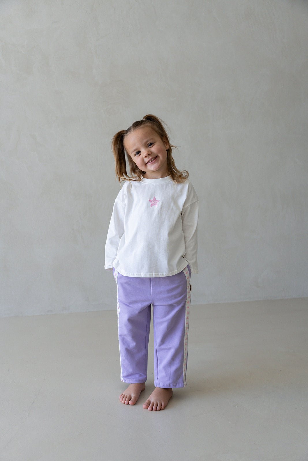 Star Long Sleeve - Candy Pink - MYLA JANE